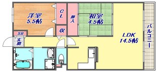 リバーサイド青谷の物件間取画像